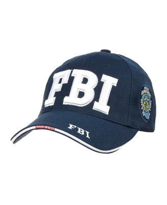 Granatowa Czapka z daszkiem baseballówka vintage FBI cz-m-20