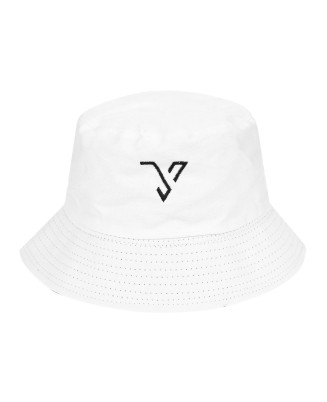Czarny kapelusz dwustronny bucket hat wędkarski modny kap-m-V