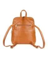 Plecak skórzany camel torebka elegancka poręczna Beltimore 021