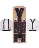 Szelki do spodni męskie eleganckie mocne V sportowe zimowe premium SZ7