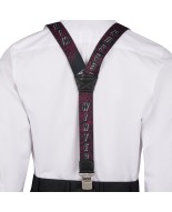 Szelki do spodni męskie eleganckie mocne V sportowe zimowe premium SZ7