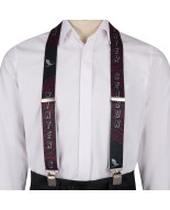 Szelki do spodni męskie eleganckie mocne V sportowe zimowe premium SZ7