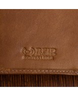 Portfel skórzany brąz vintage pionowy duży RFiD Beltimore  I43