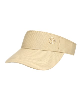 Beżowy Daszek na głowę przeciwsłoneczny czapka na lato sportowa regulowany daszek41