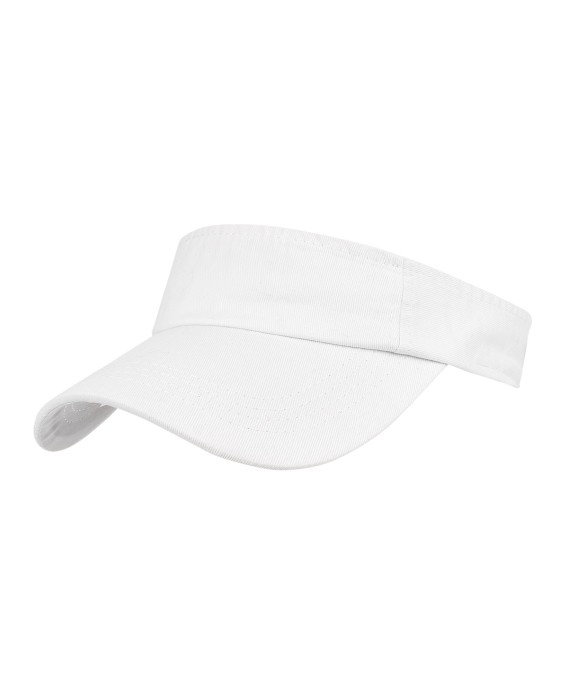 Biały Daszek na głowę przeciwsłoneczny czapka na lato sportowa regulowany daszek52