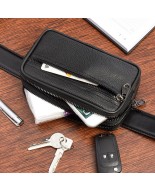 Duże etui na telefon skórzane etui saszetka kabura na pasek uniseks kosmetyczka G49