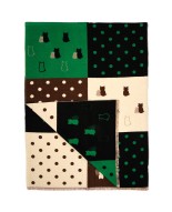 Patchwork Szalik damski duży bawełniany szal niepowtarzalny XA-3-3
