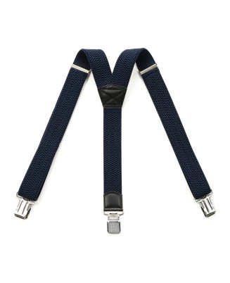 Szelki do spodni męskie eleganckie mocne Y granatowe SZ3