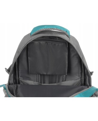 Wytrzymały 3-komorowy damski plecak miejski sportowy trekkingowy pojemny Bag Street N61