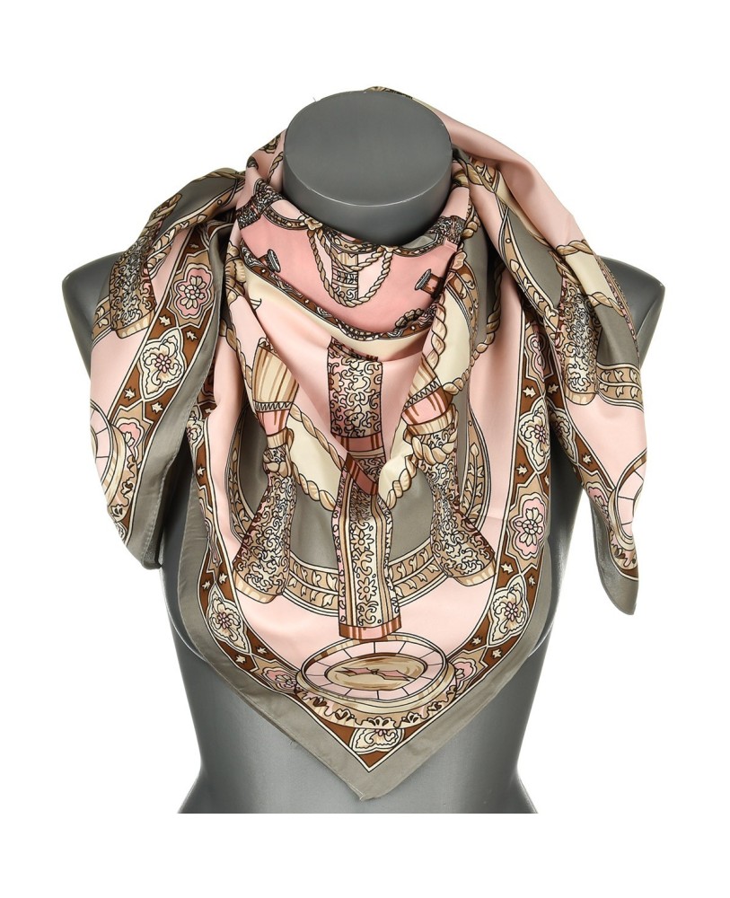 Szara Chusta damska apaszka pod szyję lekka elegancka oryginalna MDB-28