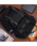 Plecak trekkingowy podróżny bagaż elegancki retro czarny duży Bag Street X34