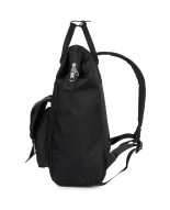 Plecak trekkingowy podróżny bagaż elegancki retro czarny duży Bag Street X34
