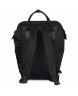 Plecak trekkingowy podróżny bagaż elegancki retro czarny duży Bag Street X34