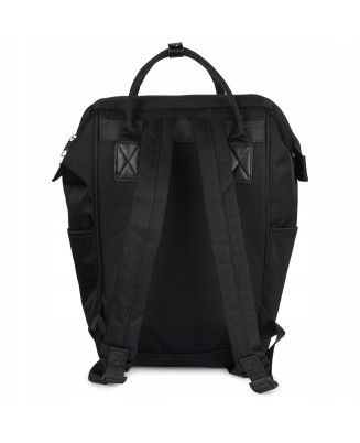 Plecak trekkingowy podróżny bagaż elegancki retro czarny duży Bag Street X34