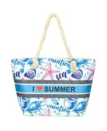 Duża torba plażowa torebka summer na lato pojemna TOR729