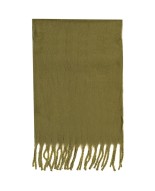 Khaki piękny elegancki szalik damski szal ciepły i duży jednolity kolor Szal-1