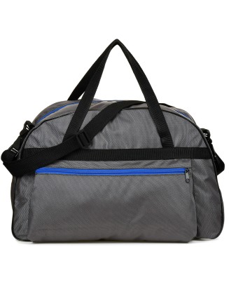 Szaro-niebieska torba podróżna, bagaż podręczny, torba do samolotu Beltimore P91