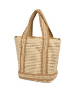 Torba damska na lato boho duży koszyk słomiany beżowy Tor-pb-36