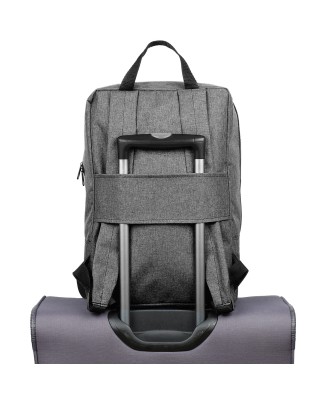 Szary plecak podróżny, lekki plecak do samolotu, bagaż podręczny Beltimore Q77