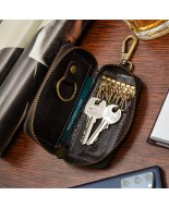 Etui na klucze premium skórzane kluczówka brązowe Beltimore P87