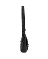 Torba męska skórzana na ramię zgrabna czarna elegancka Beltimore N03