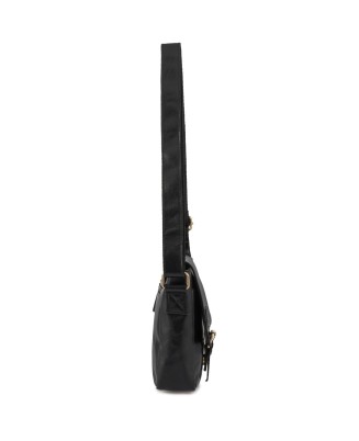 Torba męska skórzana na ramię zgrabna czarna elegancka Beltimore N03