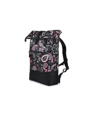 Czarny plecak miejski, duży plecak na laptopa, trekkingowy plecak na wycieczki B51