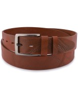 Pasek męski skórzany premium szeroki 4 cm klasyczny skóra licowa Beltimore brązowy E35