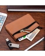 Camel etui na klucze skórzane duże pojemne polska produkcja G84