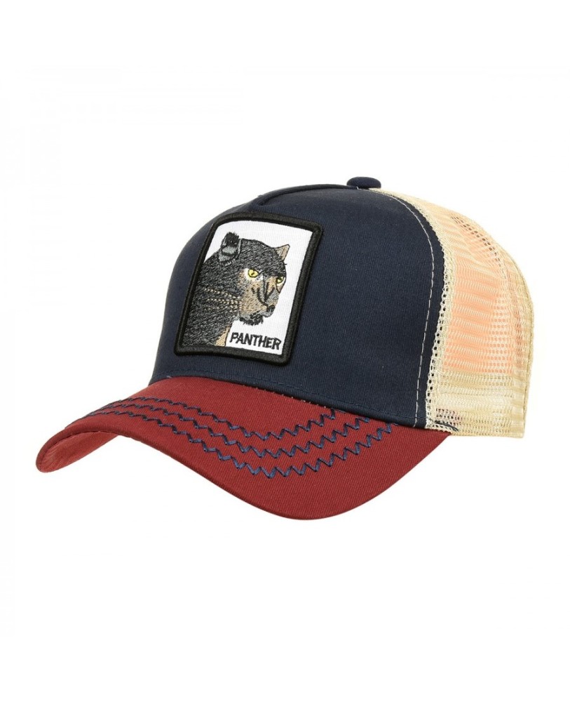 Czapka z daszkiem, regulowana czapka unisex, pantera czapzw