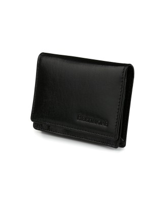 Etui na wizytówki karty czarne skórzane portfel slim Beltimore G94