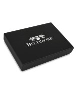 Etui na wizytówki karty czarne skórzane portfel slim Beltimore G94