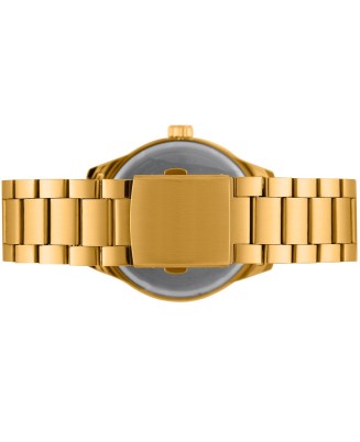 Zegarek męski bransoleta duży solidny złoty glob premium Beltimore BT01