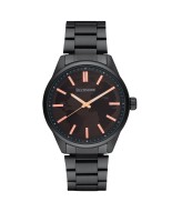 Zegarek męski bransoleta duży solidny czarny glob premium Beltimore BT01