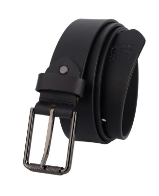 Zestaw prezentowy męski skórzany pasek portfel pudełko premium czarny Beltimore Z20