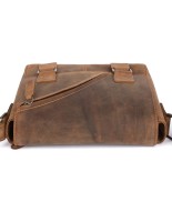 Torba męska skórzana na ramię zgrabna brązowa elegancka Beltimore N13
