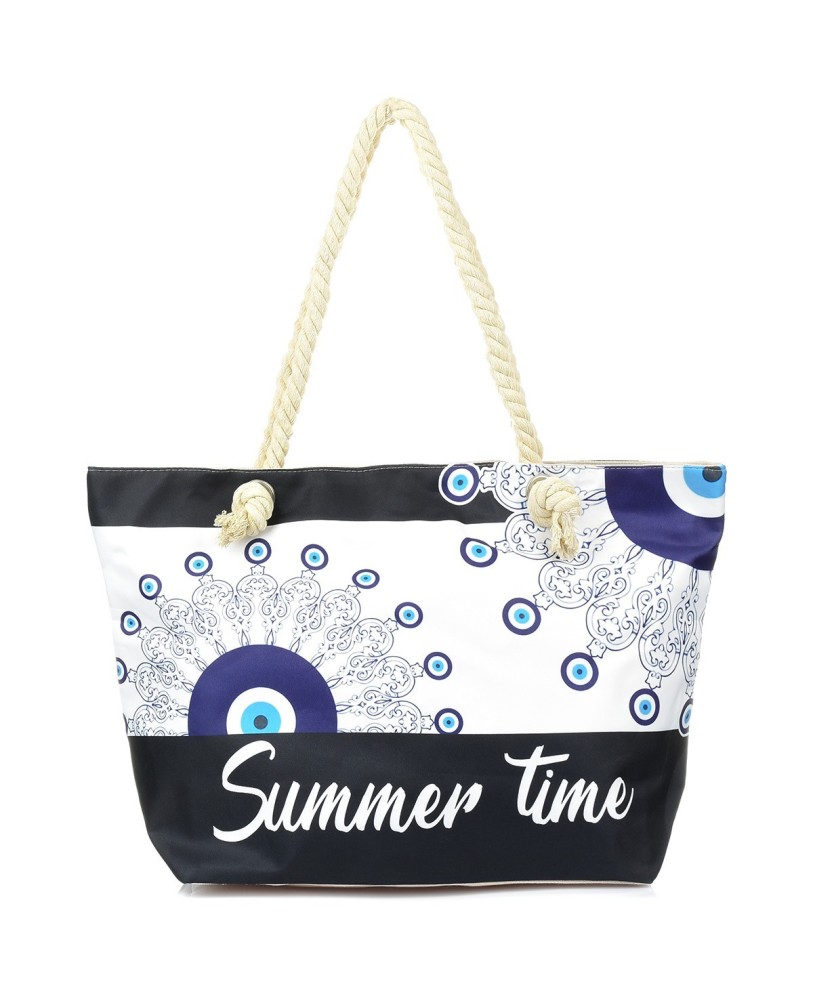 Duża torba plażowa torebka summer time grecka lekka T61
