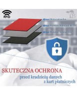 Portfel skórzany duży poziomy RFiD nubuk brązowy zasuwany skóra Beltimore H01