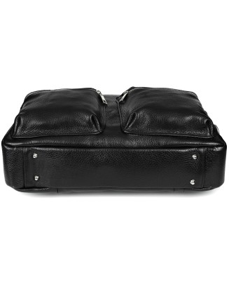 Beltimore torba męska skórzana Duża czarna laptop J15