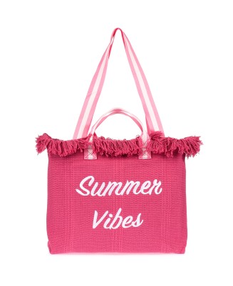 Fuksjowa torba plażowa, duża torba na wakacje Summer vibes TORK2