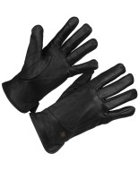 Rękawiczki skórzane damskie czarne polar touch finger na dotyk BELTIMORE K40