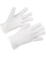 Rękawiczki skórzane damskie białe polar touch finger na dotyk BELTIMORE K25
