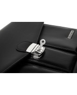 Czarna męska aktówka Beltimore teczka elegancka pojemna W35