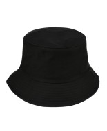 Czarny kapelusz bucket hat wędkarski modny jednolity kap-m2