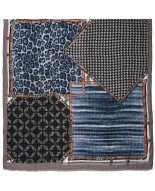 Patchwork Chusta damska apaszka pod szyję lekka elegancka oryginalna modna CX