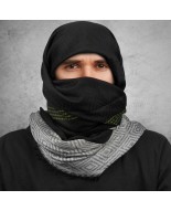 Arafatka Chusta Męska Bawełniana Czarna Krata Wojskowa Taktyczna ARF