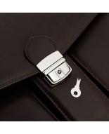 Brązowa męska aktówka Beltimore teczka elegancka pojemna W35