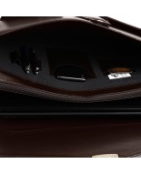 Brązowa męska aktówka Beltimore teczka elegancka pojemna W35