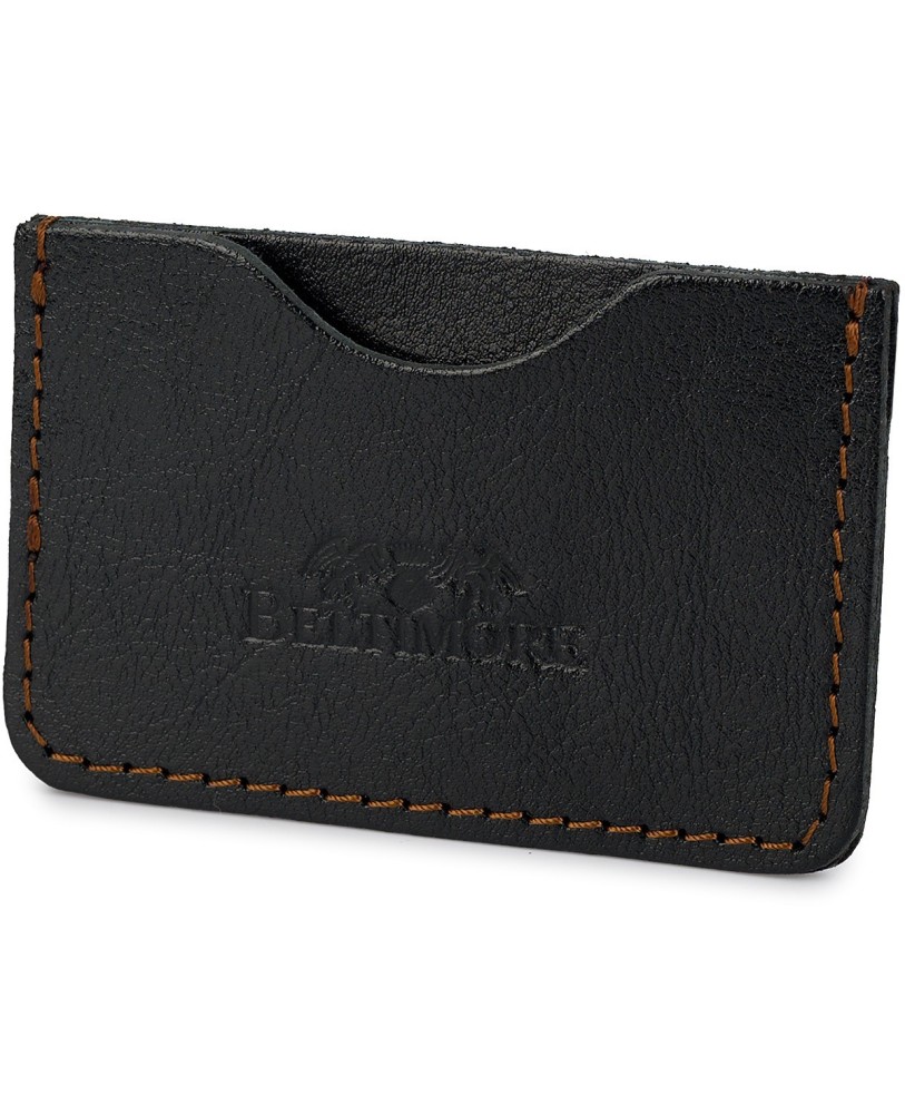 Etui na Karty Skórzane Slim Beltimore Wizytownik czarne G57