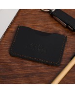 Etui na Karty Skórzane Slim Beltimore Wizytownik czarne G57